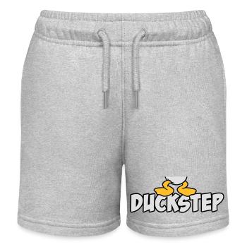 Duck Step - Kids Organic Sweat Shorts by Stanley/Stella - heather grey - Front