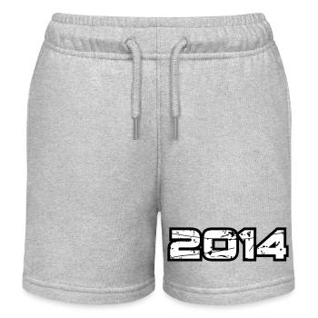2014 - Kinder Organic Joggingshorts Mini Bolter von Stanley/Stella - Grau meliert - Vorne