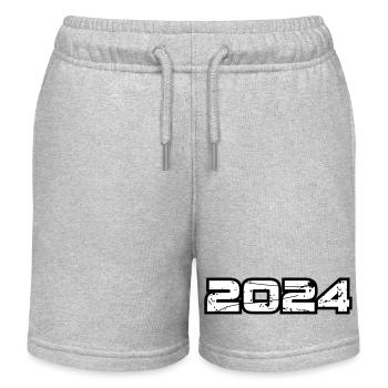 2024 - Kinder Organic Joggingshorts Mini Bolter von Stanley/Stella - Grau meliert - Vorne