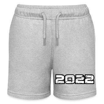 2022 - Short de jogging enfant bio Stanley/Stella - gris chiné - Devant