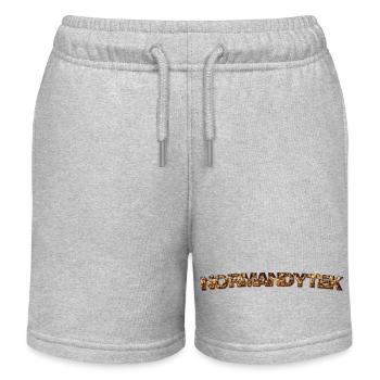Normandytek-Skript - Kinder Organic Joggingshorts Mini Bolter von Stanley/Stella - Grau meliert - Vorne