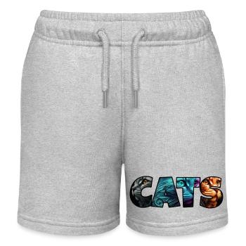 My Design - Kinder Organic Joggingshorts Mini Bolter von Stanley/Stella - Grau meliert - Vorne