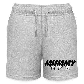 Best Mom - Mother's Day - Kids Organic Sweat Shorts by Stanley/Stella - heather grey - Front
