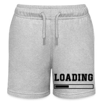 Chargement - Short de jogging enfant bio Stanley/Stella - gris chiné - Devant