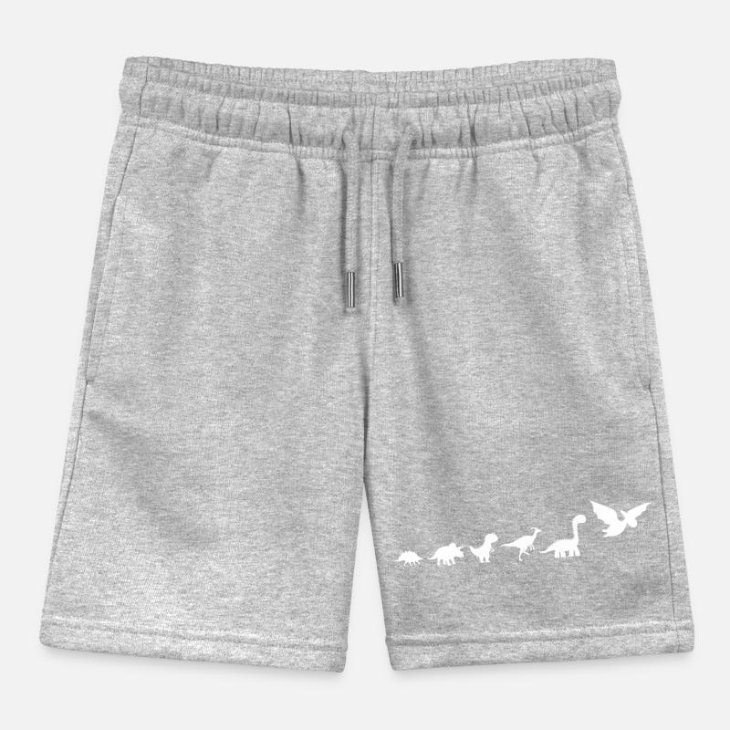 Évolution dinosaures Short de jogging enfant bio Stanley/Stella