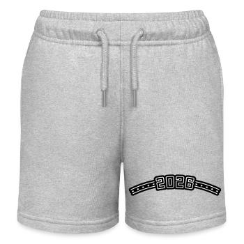 2026 Outline - Kids Organic Sweat Shorts by Stanley/Stella - heather grey - Front