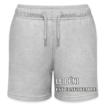 Le déni est confortable. - Short de jogging enfant bio Stanley/Stella - gris chiné - Devant