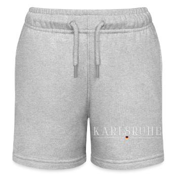 T-shirt de fan de Karlsruhe – Pour de vrais fans - Short de jogging enfant bio Stanley/Stella - gris chiné - Devant