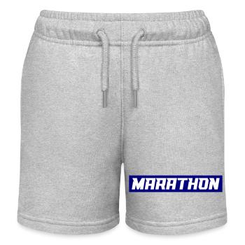 marathon - Kids Organic Sweat Shorts by Stanley/Stella - heather grey - Front