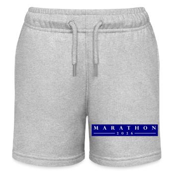 Marathon 2026 - Kinder Organic Joggingshorts Mini Bolter von Stanley/Stella - Grau meliert - Vorne