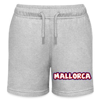 Mallorca - Kinder Organic Joggingshorts Mini Bolter von Stanley/Stella - Grau meliert - Vorne