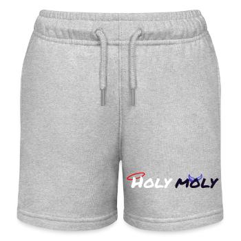 Sacré Moly design - Short de jogging enfant bio Stanley/Stella - gris chiné - Devant