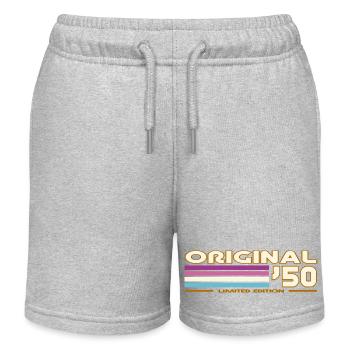 1950 - Short de jogging enfant bio Stanley/Stella - gris chiné - Devant