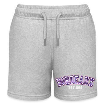 Bordeaux Est. 1996 - Kids Organic Sweat Shorts by Stanley/Stella - heather grey - Front