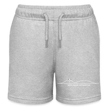 heavy_tailed_distribution_dark - Kinder Organic Joggingshorts Mini Bolter von Stanley/Stella - Grau meliert - Vorne