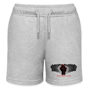 Widerstand - Faustus - Kinder Organic Joggingshorts Mini Bolter von Stanley/Stella - Grau meliert - Vorne