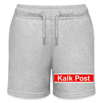 Lime Post - Kids Organic Sweat Shorts by Stanley/Stella - heather grey - Front