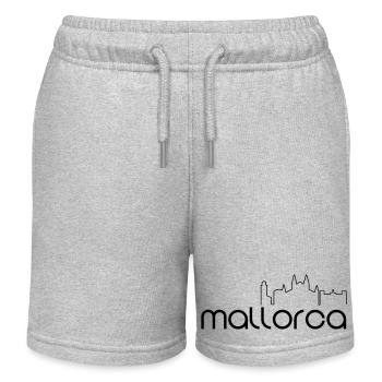 Majorque - Short de jogging enfant bio Stanley/Stella - gris chiné - Devant