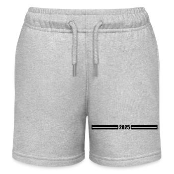 Ligne d’âge 2025 - Short de jogging enfant bio Stanley/Stella - gris chiné - Devant