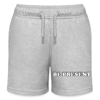 dabei sein - Kinder Organic Joggingshorts Mini Bolter von Stanley/Stella - Grau meliert - Vorne