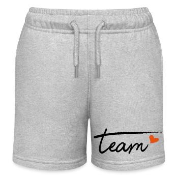 Team - Kids Organic Sweat Shorts by Stanley/Stella - heather grey - Front