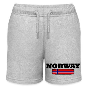 Norwegen - Kinder Organic Joggingshorts Mini Bolter von Stanley/Stella - Grau meliert - Vorne