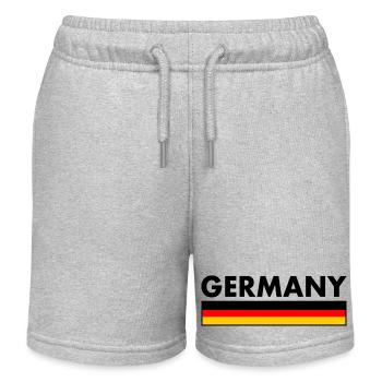Germany - Kids Organic Sweat Shorts by Stanley/Stella - heather grey - Front