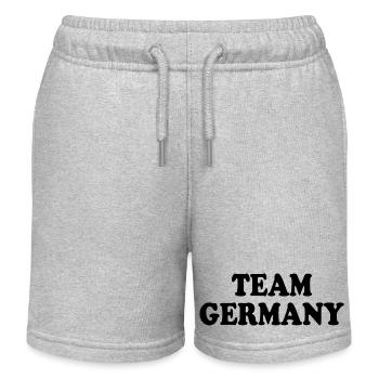 Allemagne - Short de jogging enfant bio Stanley/Stella - gris chiné - Devant