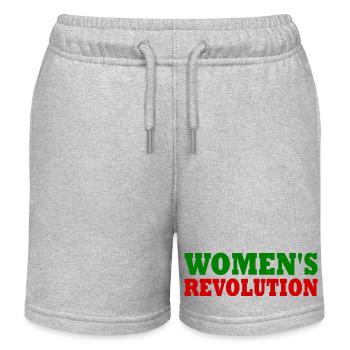 Womens revolution - Short de jogging enfant bio Stanley/Stella - gris chiné - Devant