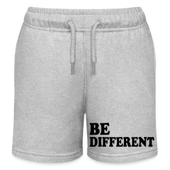 Be different - Kinder Organic Joggingshorts Mini Bolter von Stanley/Stella - Grau meliert - Vorne