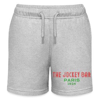 Le Jockey Bar Paris - Short de jogging enfant bio Stanley/Stella - gris chiné - Devant