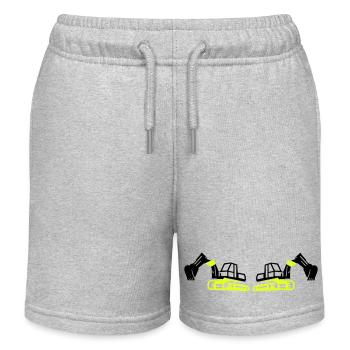 Excavatrice 2 - Short de jogging enfant bio Stanley/Stella - gris chiné - Devant