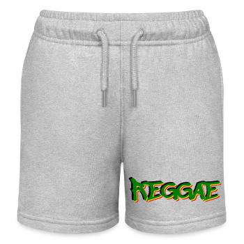 reggae - Short de jogging enfant bio Stanley/Stella - gris chiné - Devant