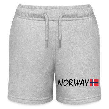 Norway - Kids Organic Sweat Shorts by Stanley/Stella - heather grey - Front