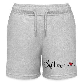 Soeur - Short de jogging enfant bio Stanley/Stella - gris chiné - Devant
