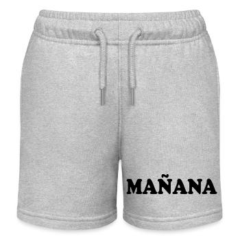 Manana - Kinder Organic Joggingshorts Mini Bolter von Stanley/Stella - Grau meliert - Vorne