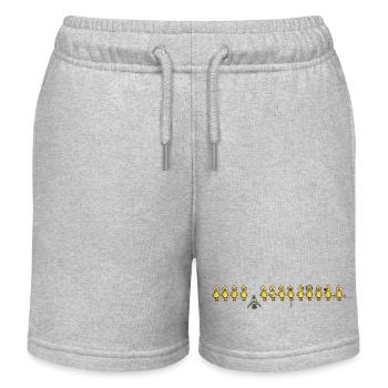 Bat birds - Kinder Organic Joggingshorts Mini Bolter von Stanley/Stella - Grau meliert - Vorne