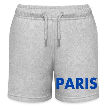 Paris - Short de jogging enfant bio Stanley/Stella - gris chiné - Devant