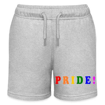 Pride - Short de jogging enfant bio Stanley/Stella - gris chiné - Devant