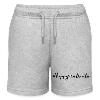 RETRAITE. RETRAITE. RETRAITEE. RETRAITE - Short de jogging enfant bio Stanley/Stella - gris chiné - Devant