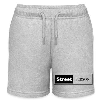 Street Person Marke - Kinder Organic Joggingshorts Mini Bolter von Stanley/Stella - Grau meliert - Vorne