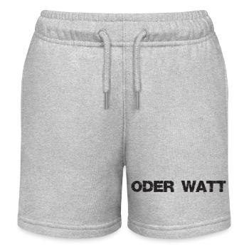 "Oder Watt" The most famous saying from the Ruhr area - Kids Organic Sweat Shorts by Stanley/Stella - heather grey - Front