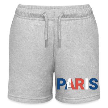 Paris - Short de jogging enfant bio Stanley/Stella - gris chiné - Devant