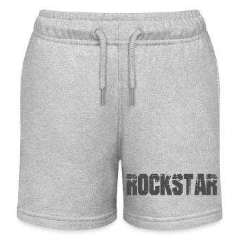 Rock-Star - Kinder Organic Joggingshorts Mini Bolter von Stanley/Stella - Grau meliert - Vorne