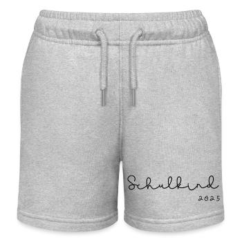 Schulkind 2025 - Kinder Organic Joggingshorts Mini Bolter von Stanley/Stella - Grau meliert - Vorne