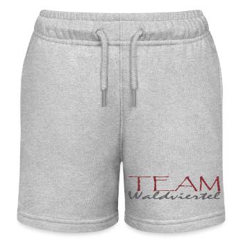 Team Waldviertel - Kinder Organic Joggingshorts Mini Bolter von Stanley/Stella - Grau meliert - Vorne