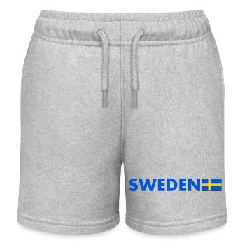 Suede - Short de jogging enfant bio Stanley/Stella - gris chiné - Devant