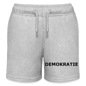 DÉMOCRATIE - Short de jogging enfant bio Stanley/Stella - gris chiné - Devant