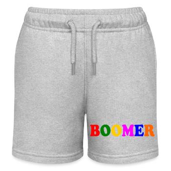 Boomer - Kinder Organic Joggingshorts Mini Bolter von Stanley/Stella - Grau meliert - Vorne