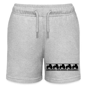 Keine Bauern Keine Nahrung Keine Zukunft Bauer - Kinder Organic Joggingshorts Mini Bolter von Stanley/Stella - Grau meliert - Vorne